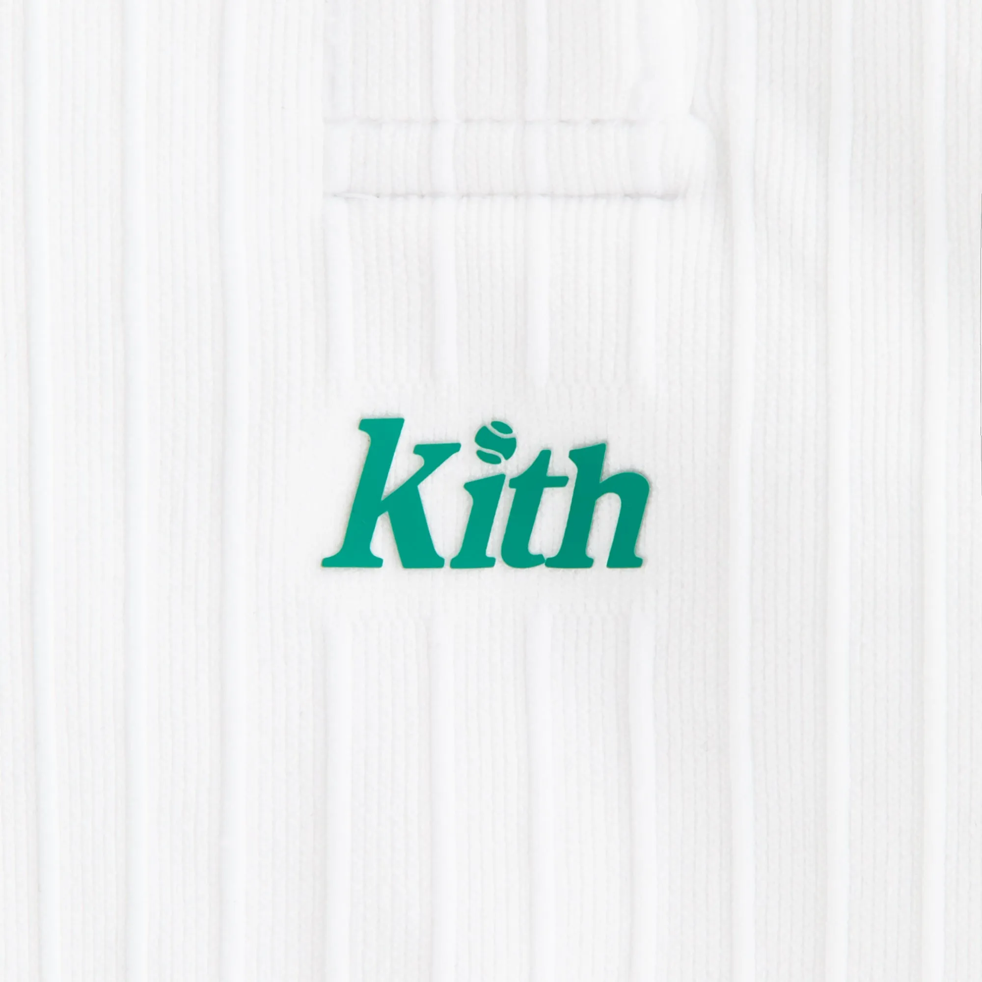 Kith Women for Wilson Classic Cropped Polo - White sold by Kith product image thumbnail 3