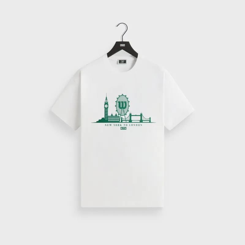 Kith for Wilson NY To London Tee - White sold by Kith