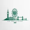 Kith for Wilson NY To London Tee - White sold by Kith