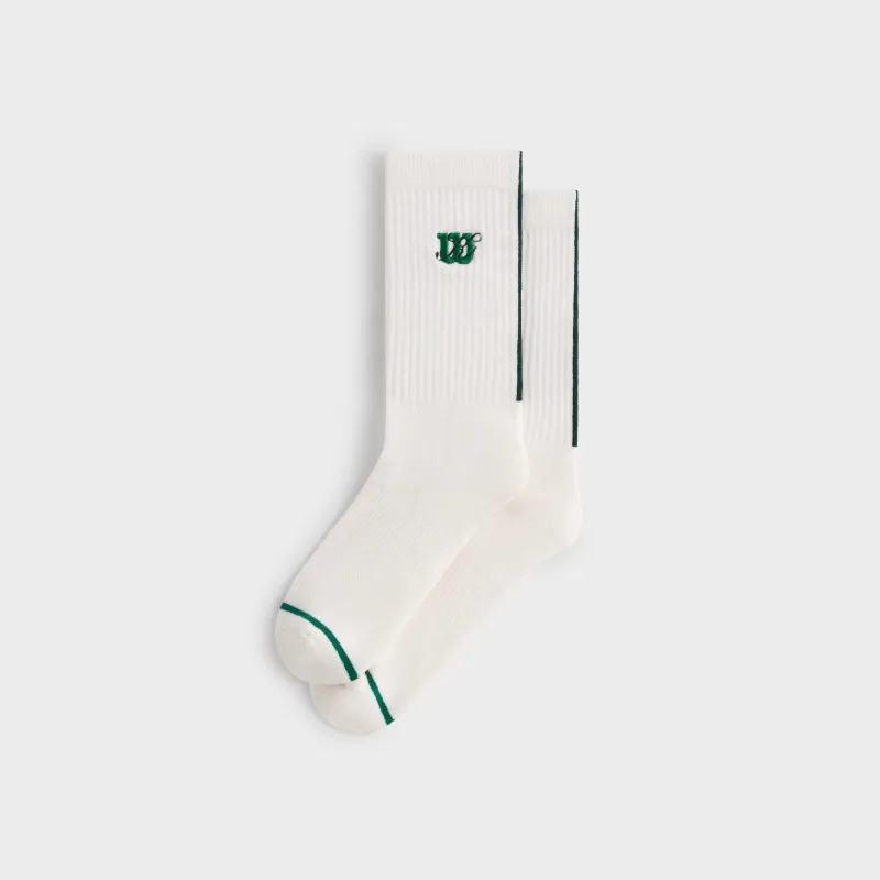 Kith for Wilson Performance Sock - White sold by Kith