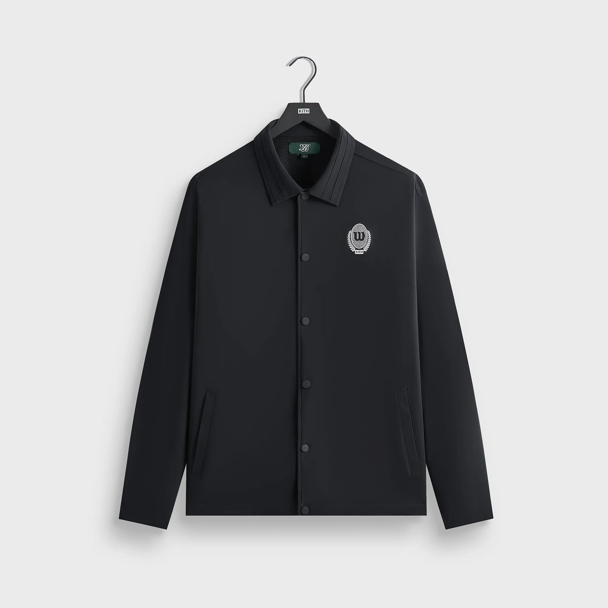 Kith for Wilson Coaches Jacket - Black sold by Kith