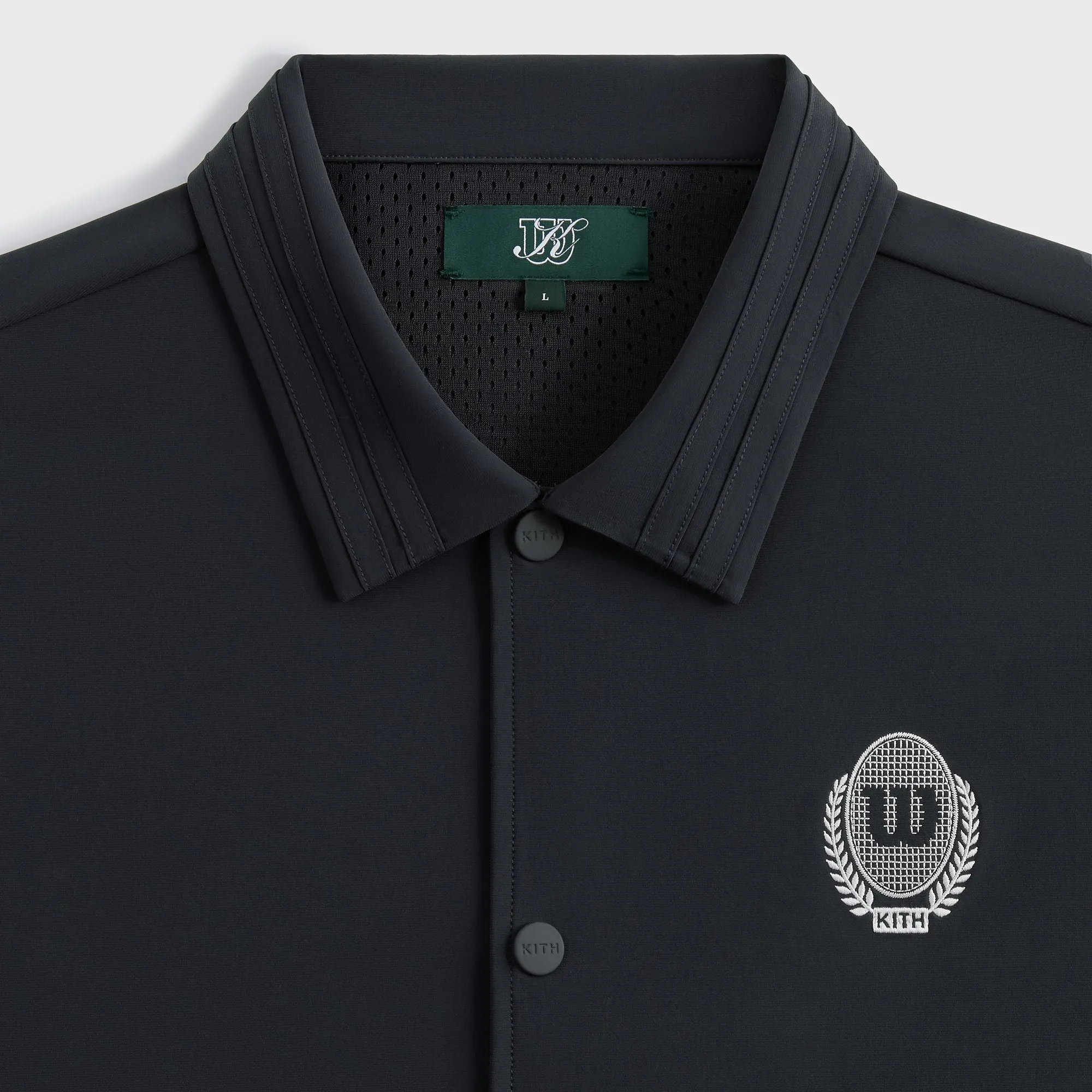 Kith for Wilson Coaches Jacket - Black sold by Kith product image thumbnail 3