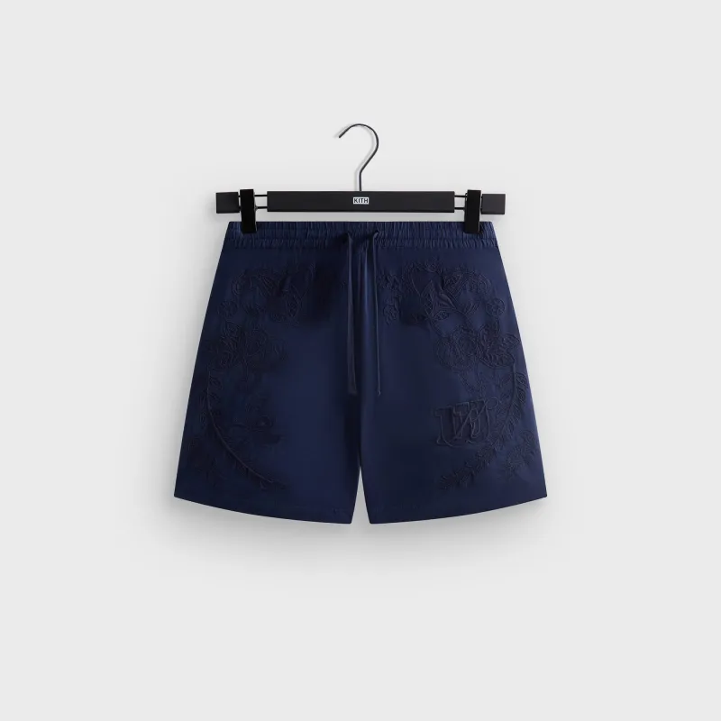 Kith for Wilson Embroidered Mesh Active Short - Nocturnal sold by Kith