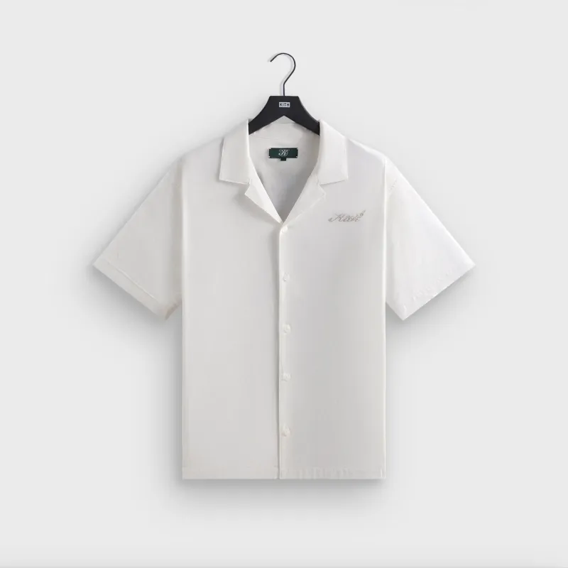 Kith for Wilson Embroidered Mesh Reade Shirt - White sold by Kith