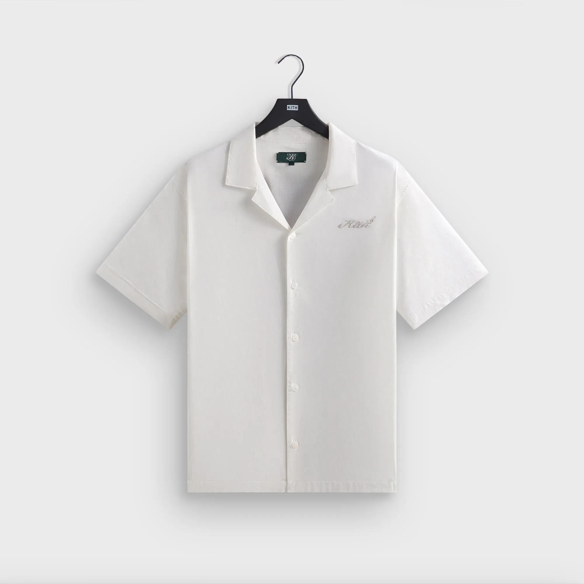 Kith for Wilson Embroidered Mesh Reade Shirt - White sold by Kith