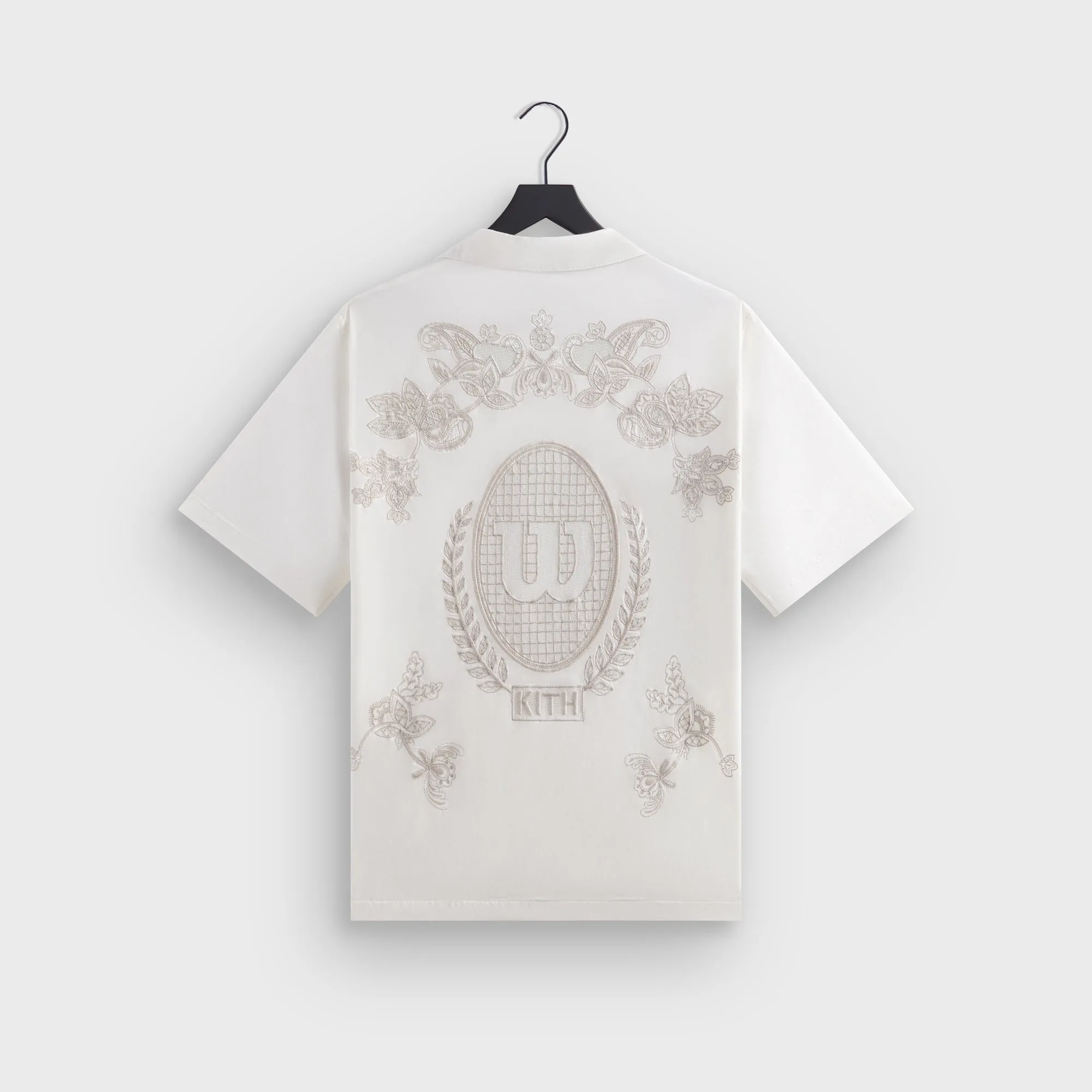 Kith for Wilson Embroidered Mesh Reade Shirt - White sold by Kith product image thumbnail 2