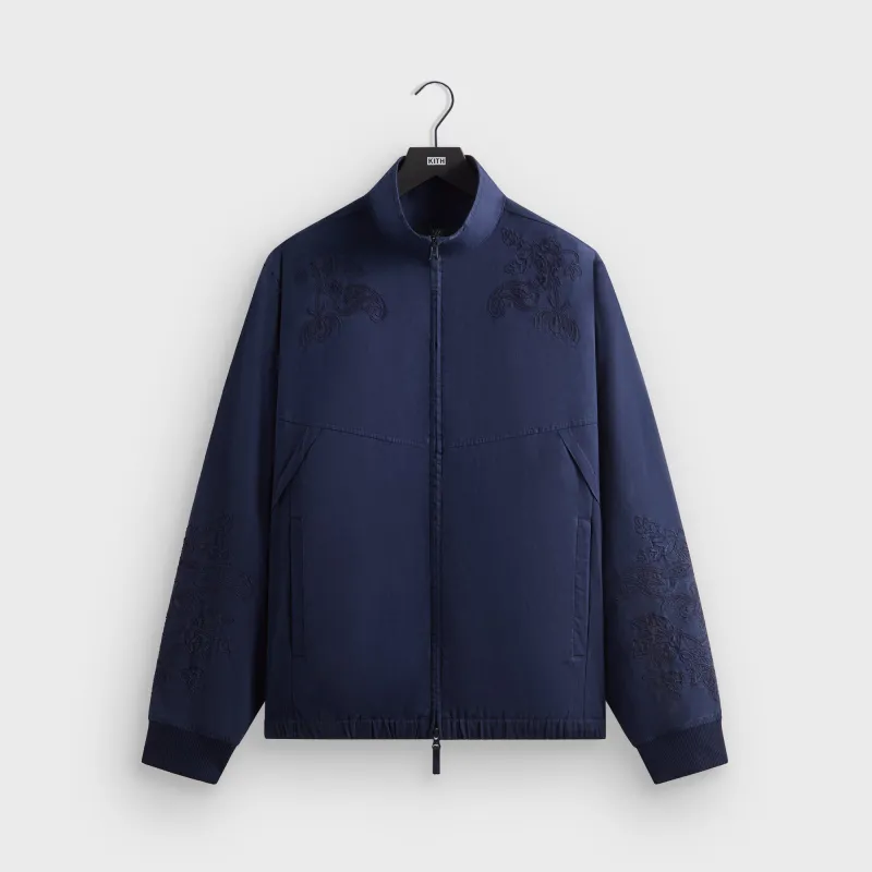Kith for Wilson Embroidered Mesh Track Jacket - Nocturnal sold by Kith