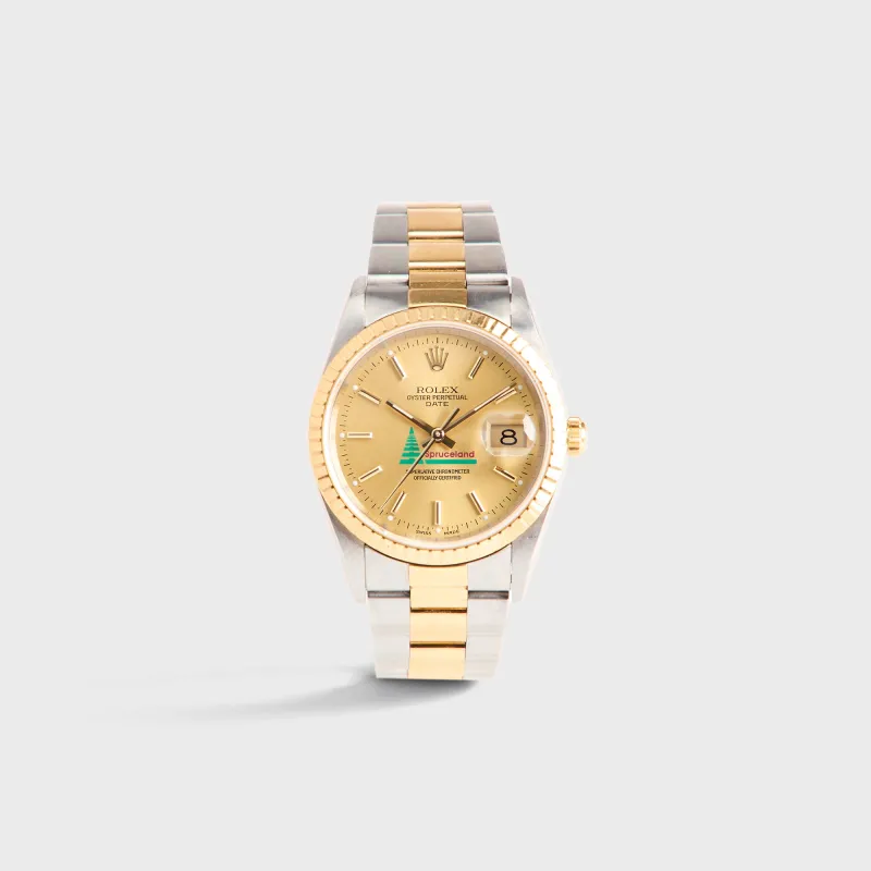 Wind Vintage Rolex Spruceland Date 15223 W/ Hang Tag Unpolished sold by Kith