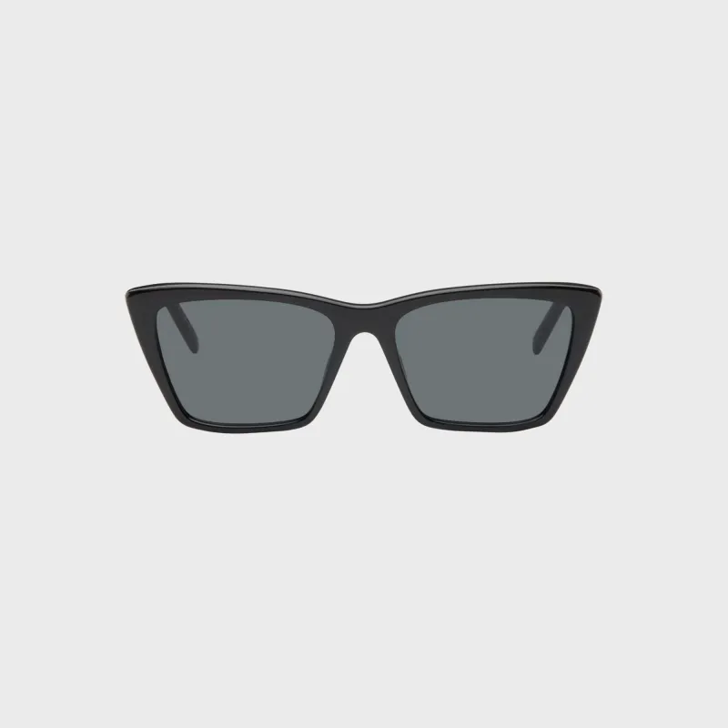 Saint Laurent Mica-001 53 Sunglasses - Black / Grey sold by Kith