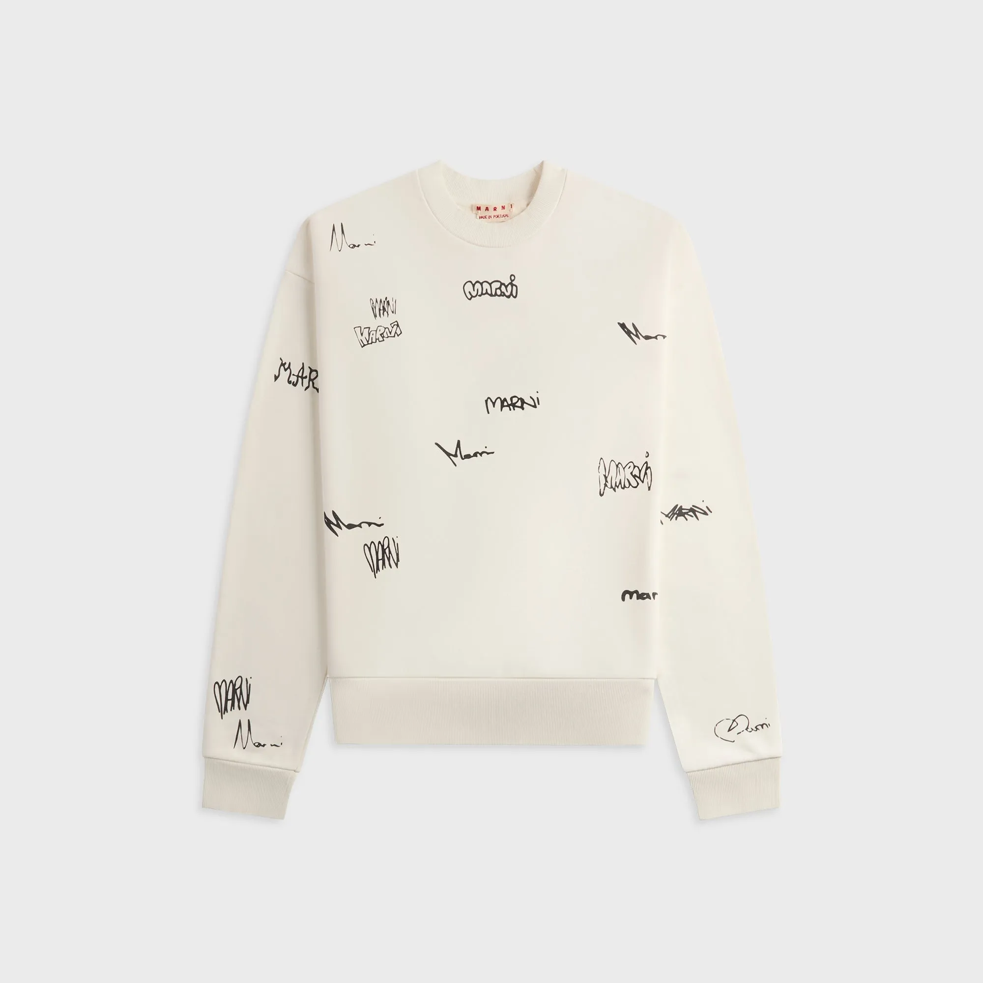 Marni Long Sleeve Sweatshirt - Natural White sold by Kith