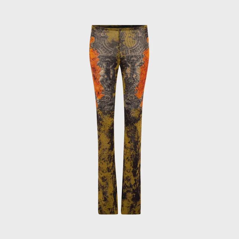 Jean Paul Gaultier Mesh Trouser - Printed Médaillon sold by Kith