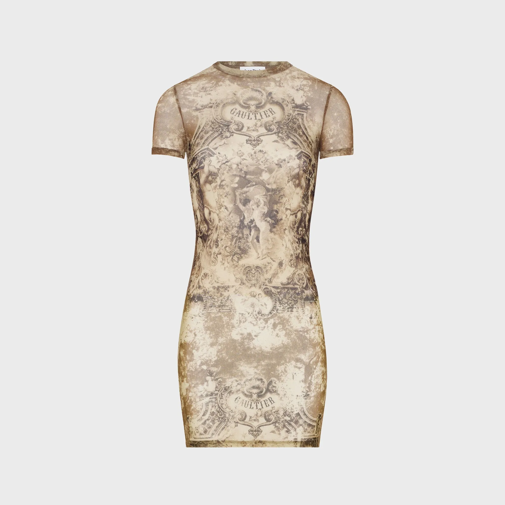 Jean Paul Gaultier Mesh Short Dress - Printed Médaillon sold by Kith
