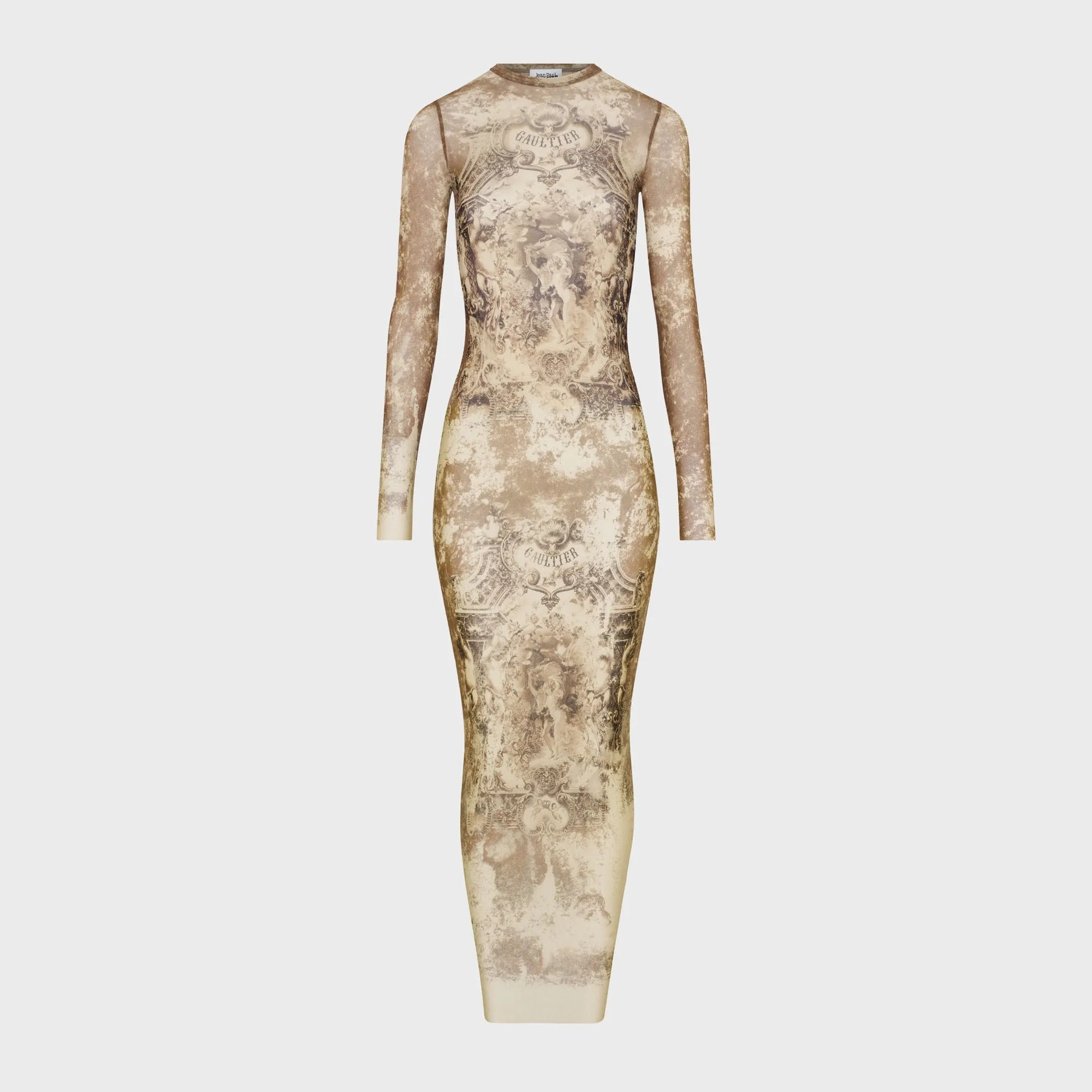 Jean Paul Gaultier Mesh Long Dress - Printed Médaillon sold by Kith