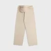 Hyein Seo Cotton Pant With Waist Bag - Greige sold by Kith