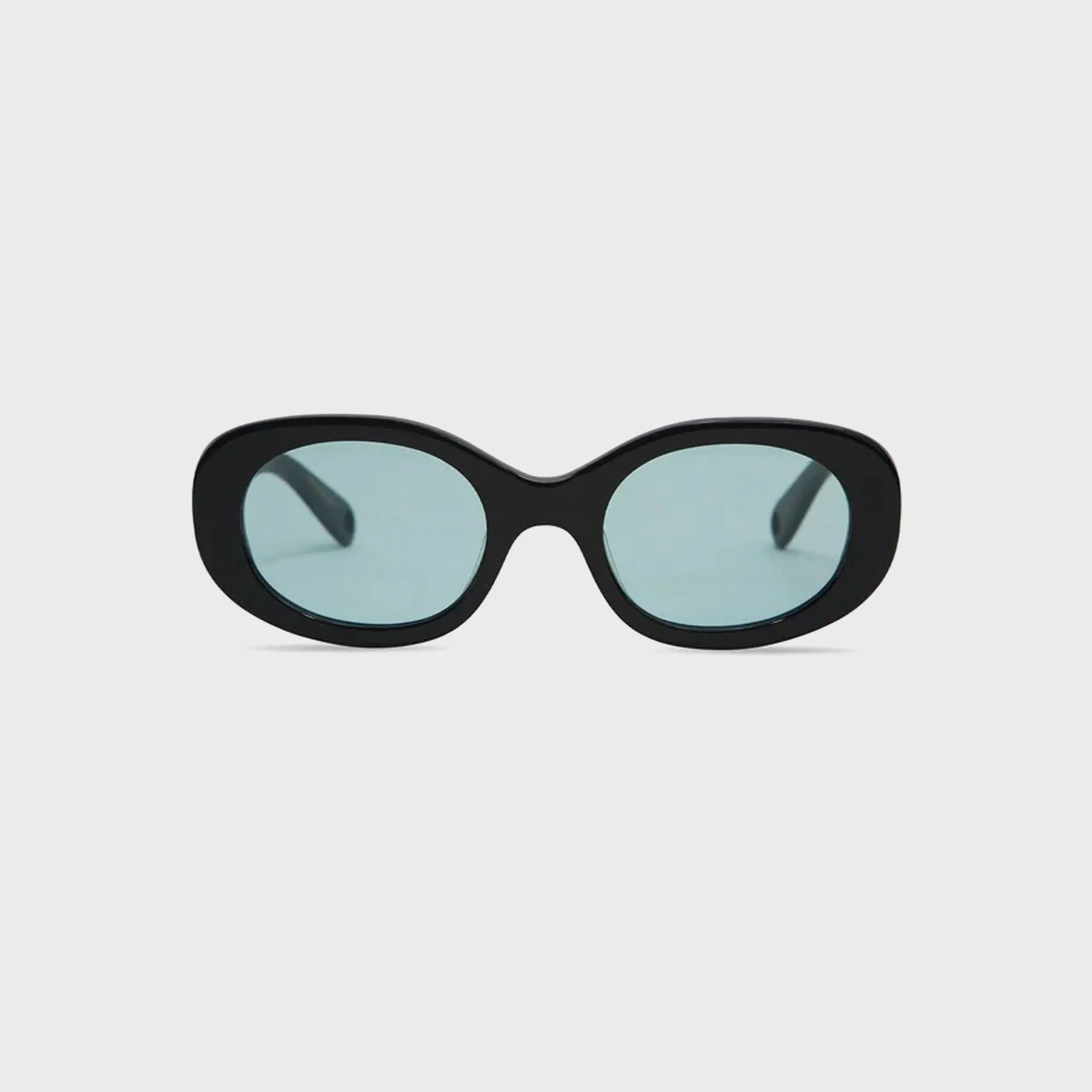 Elisa Johnson Lyna - Gloss Black / Teal Lens sold by Kith