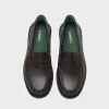 VINNY's Yardee Moccasin Loafer - Brown Nappa Leather sold by Kith