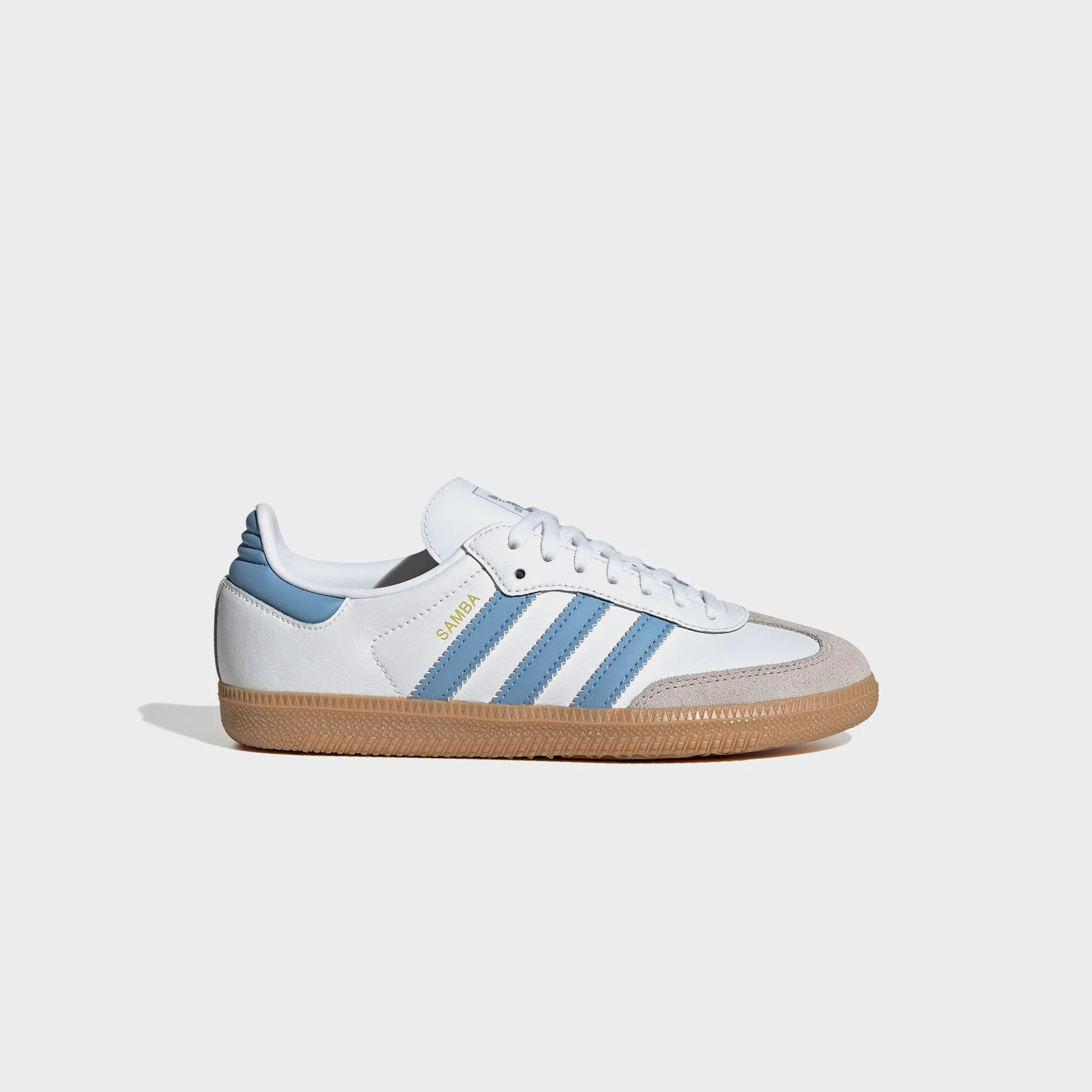 adidas GS Samba OG - White / Ash Blue / Gum 3 sold by Kith