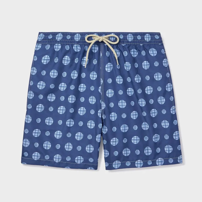 Massimo Alba Kite Swim - Blu sold by Kith