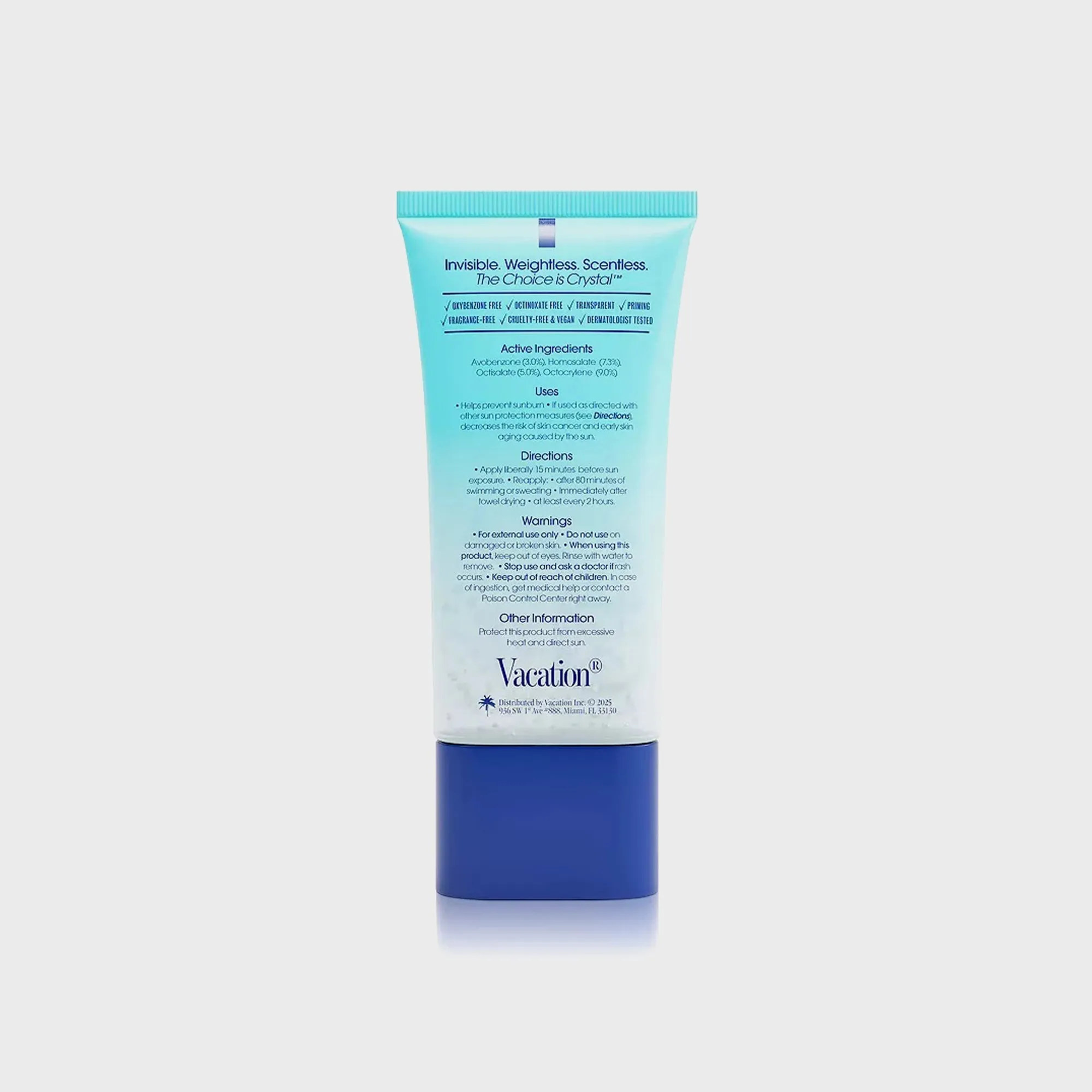 Vacation Crystal SPF 50 Invisible Face Gel sold by Kith product image thumbnail 2