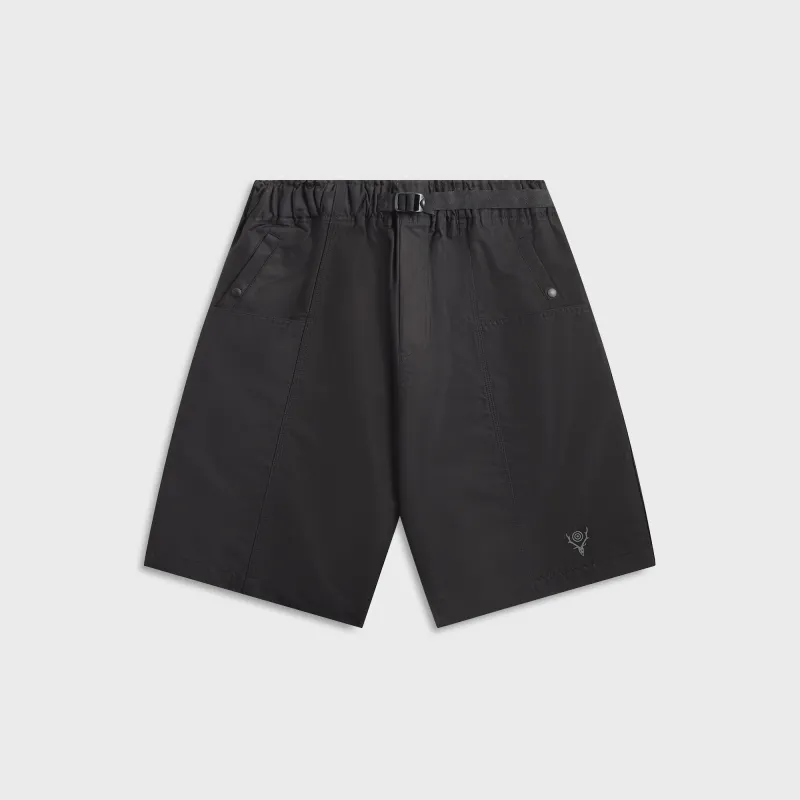 South2 West8 C/PE Twill Belted C.S.Short - Black sold by Kith