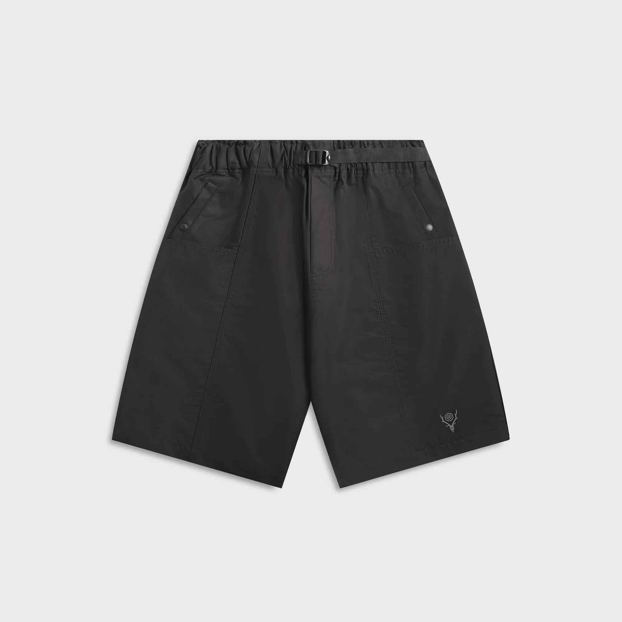 South2 West8 C/PE Twill Belted C.S.Short - Black sold by Kith