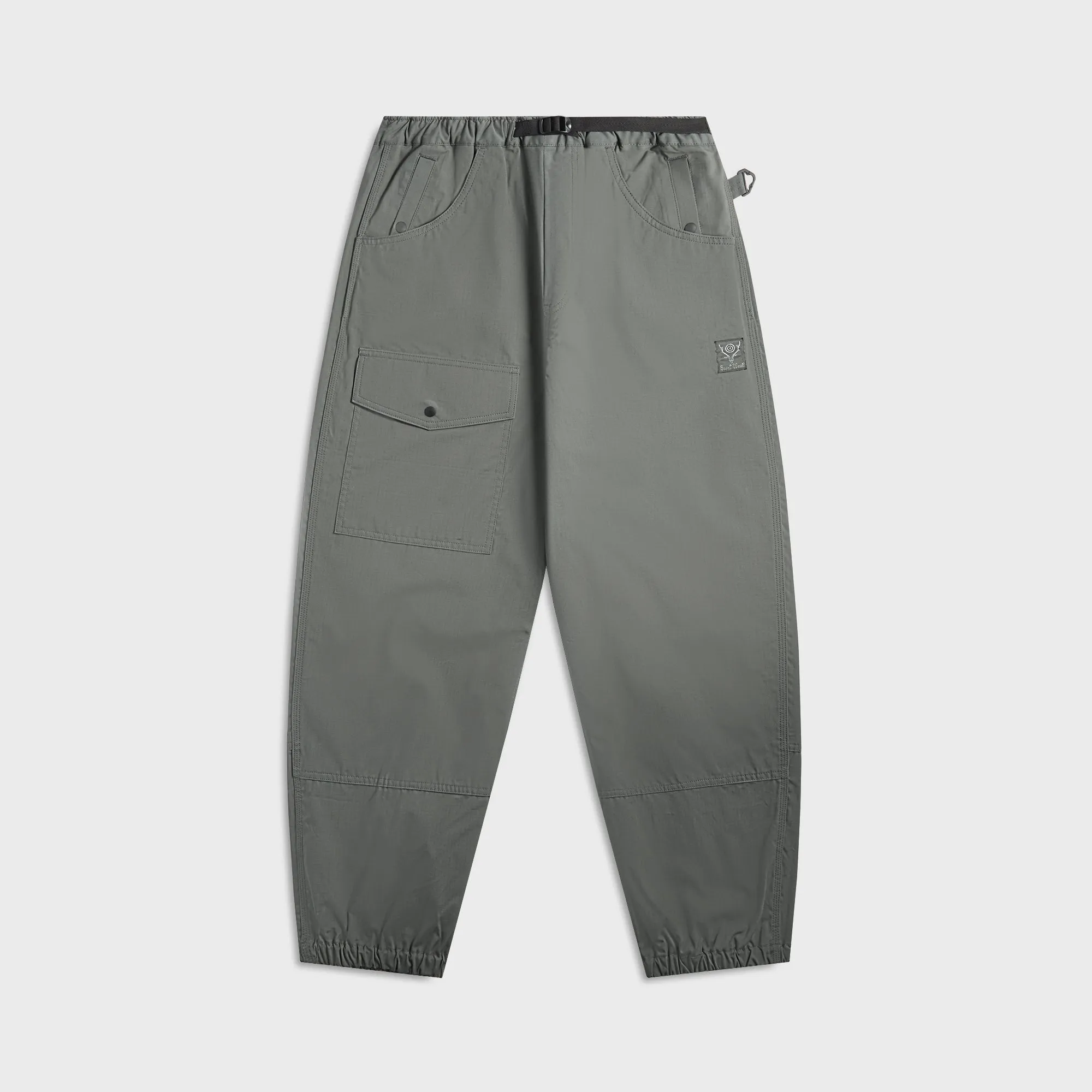 South2 West8 Belted Utility C/MO Pant - Grey sold by Kith