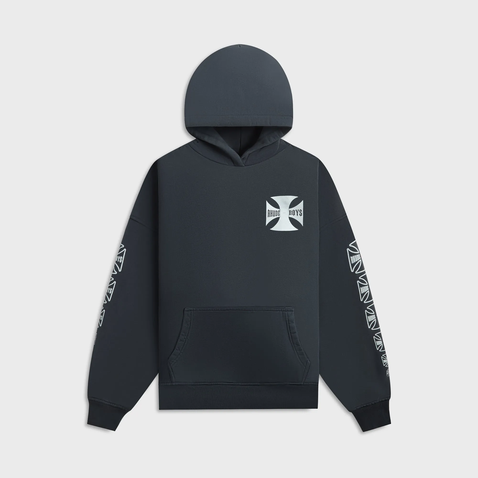 Rhude Boys Hoodie - Vintage Black sold by Kith