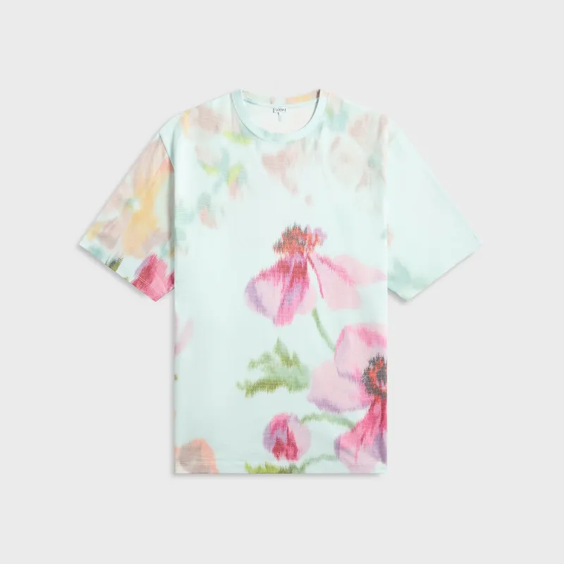 Loewe Loose Fit Tee - Light Blue / Multicolor sold by Kith