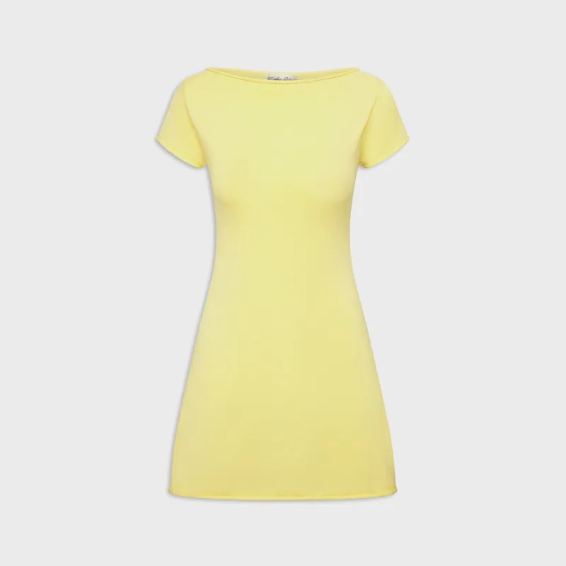 Frankies Bikinis Slumber Cloud Knit Mini Dress - Honeycomb sold by Kith