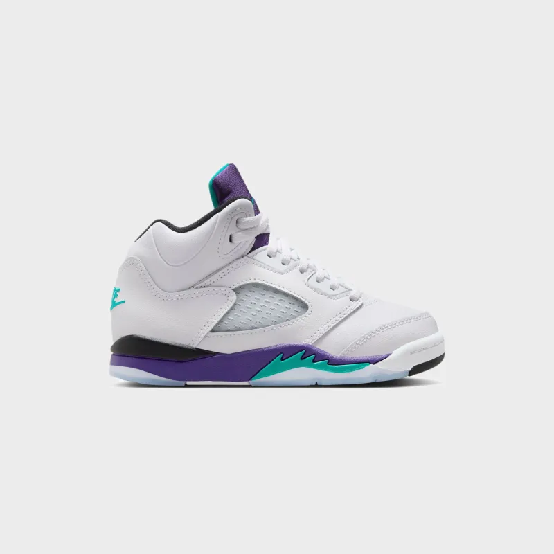 Jordan PS Air Jordan 5 - Black / New Emerald / Grape Ice sold by Kith