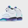 Jordan Air Jordan 5 - Black / New Emerald / Grape Ice sold by Kith