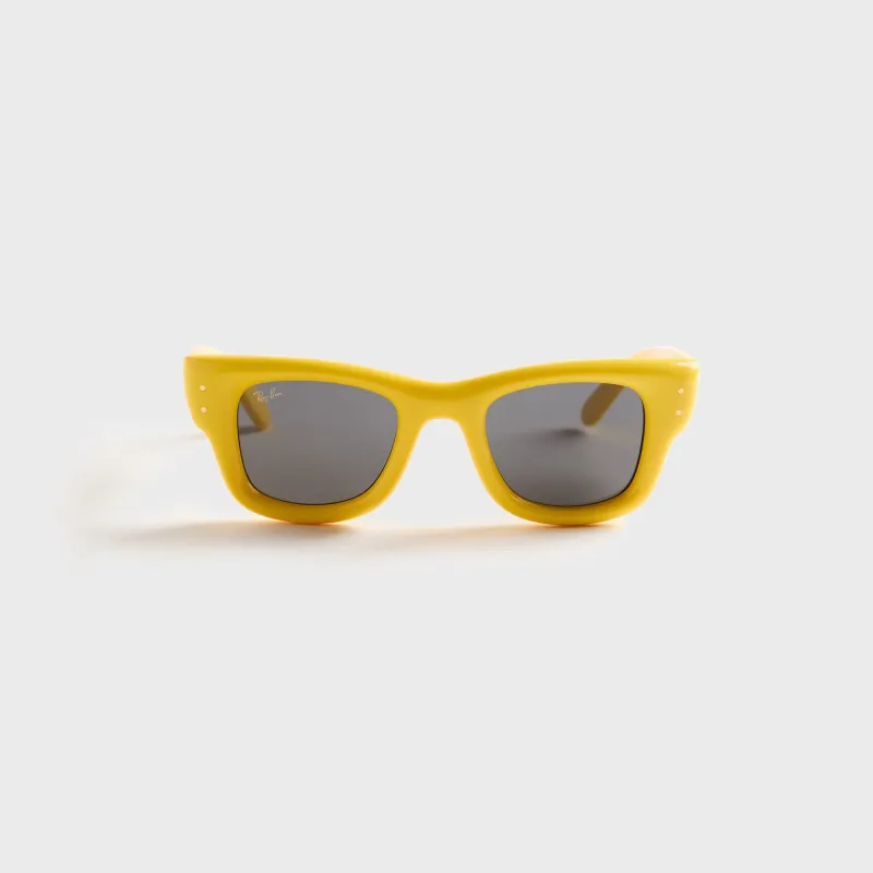Ray-Ban x A$AP Rocky Wayfarer Puffer - Yellow sold by Kith