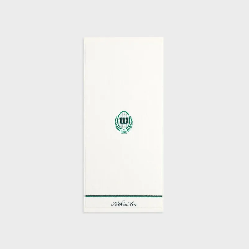 Kith for Wilson Embroidered Sweat Towel - Silk sold by Kith