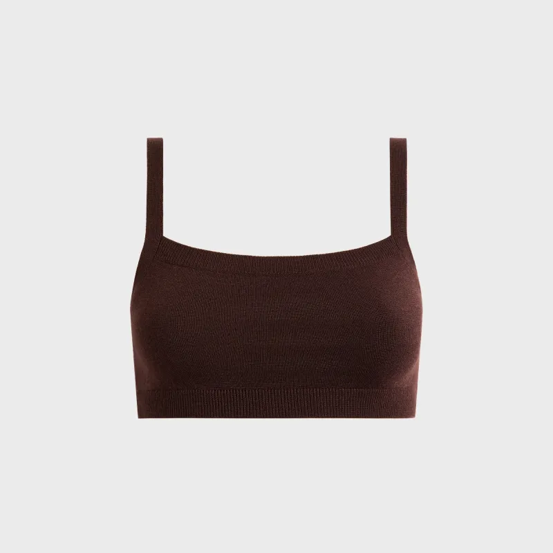 Sandy Liang Jeep Bralette - Brown sold by Kith