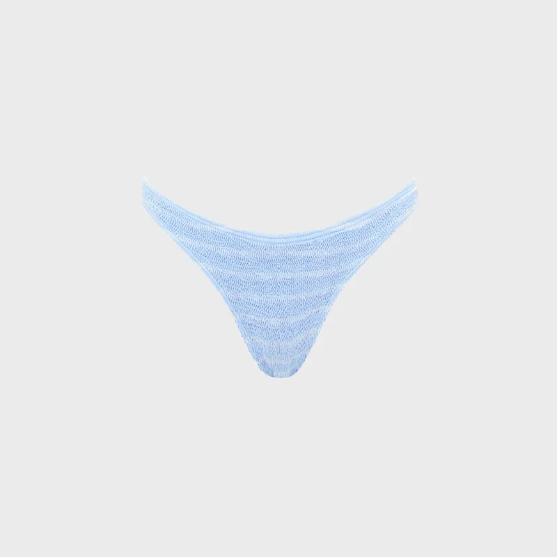 Bond Eye Sign Brief Bikini Bottom - Powder Blue Stripe sold by Kith