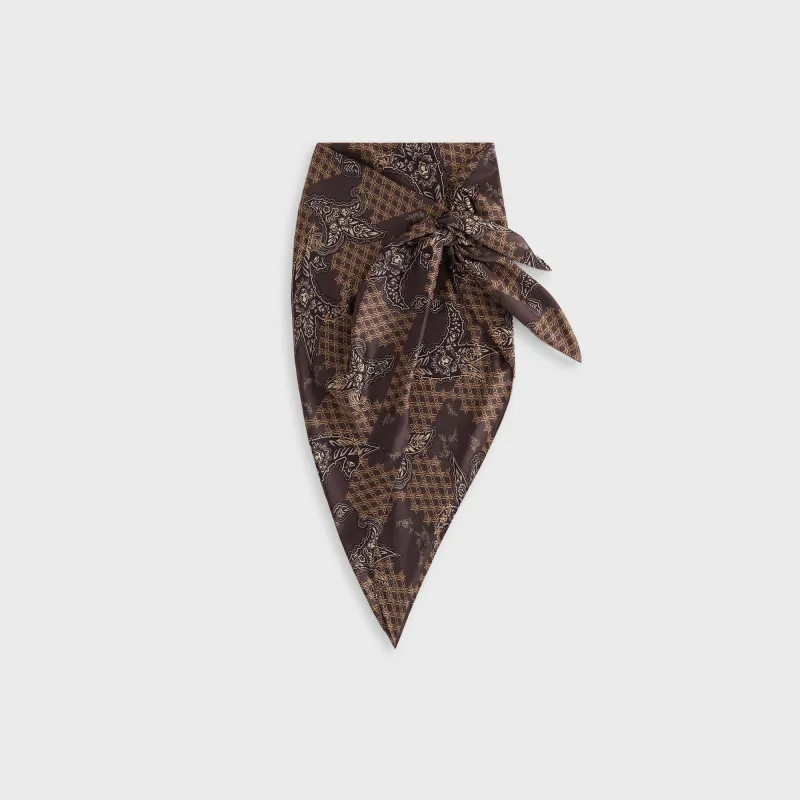 Kith Women Printed Silk Sarong - Brew sold by Kith