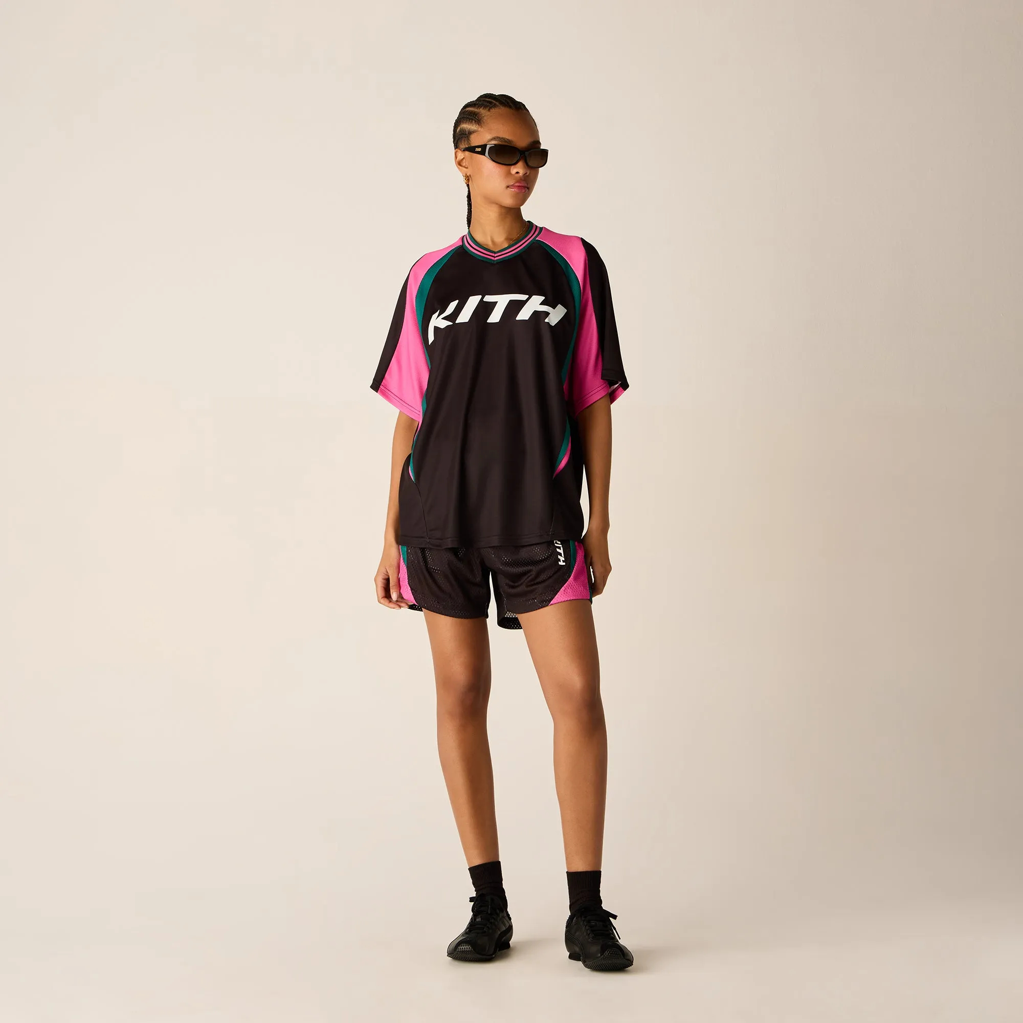 Kith Women Ridley II Short Sleeve Jersey - Black sold by Kith product image thumbnail 3