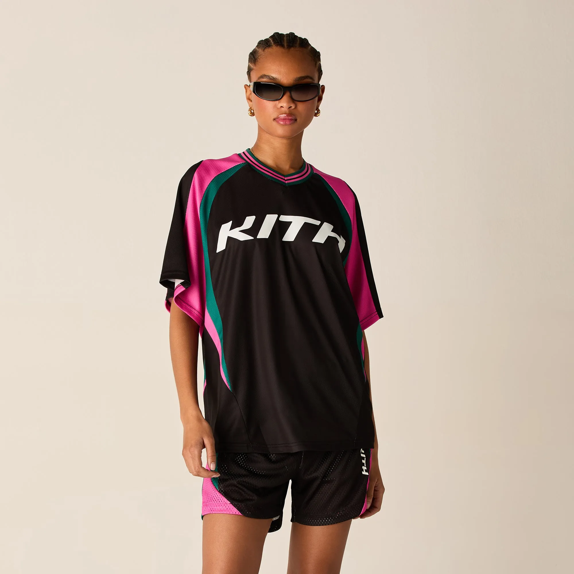 Kith Women Ridley II Short Sleeve Jersey - Black sold by Kith product image thumbnail 2