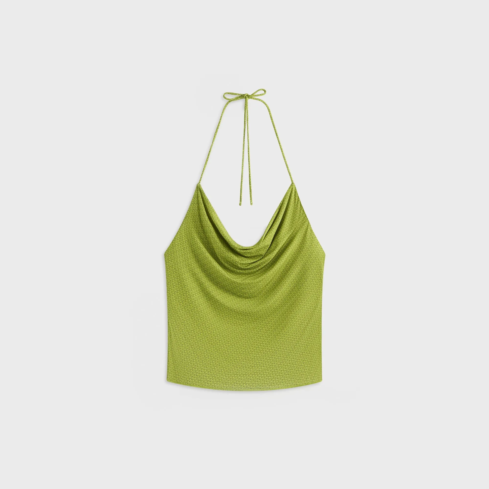 Kith Women Sori Micro Monogram Halter - Pistachio sold by Kith