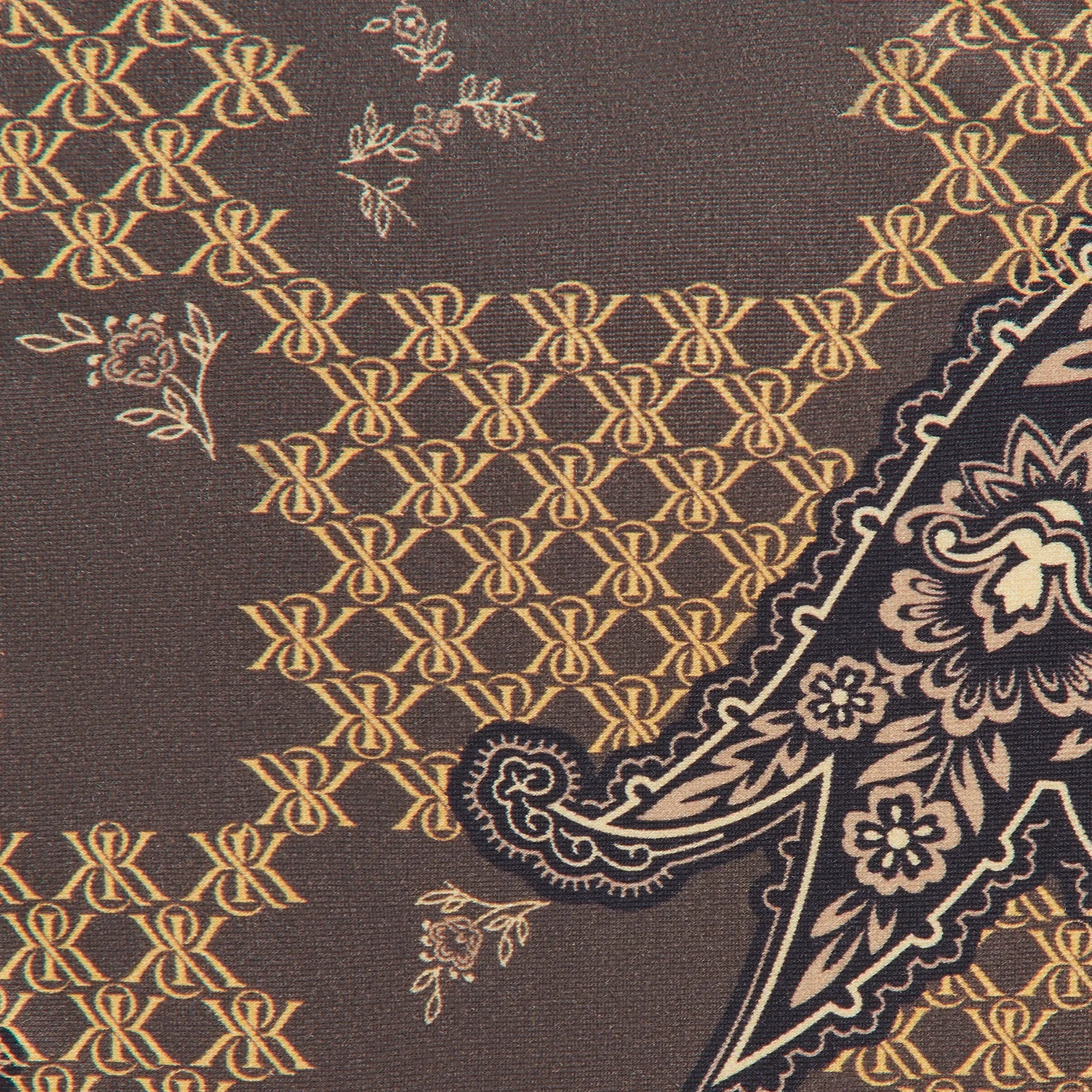Kith Women Iris Crest Paisley Tie Bottom - Brew sold by Kith product image thumbnail 5