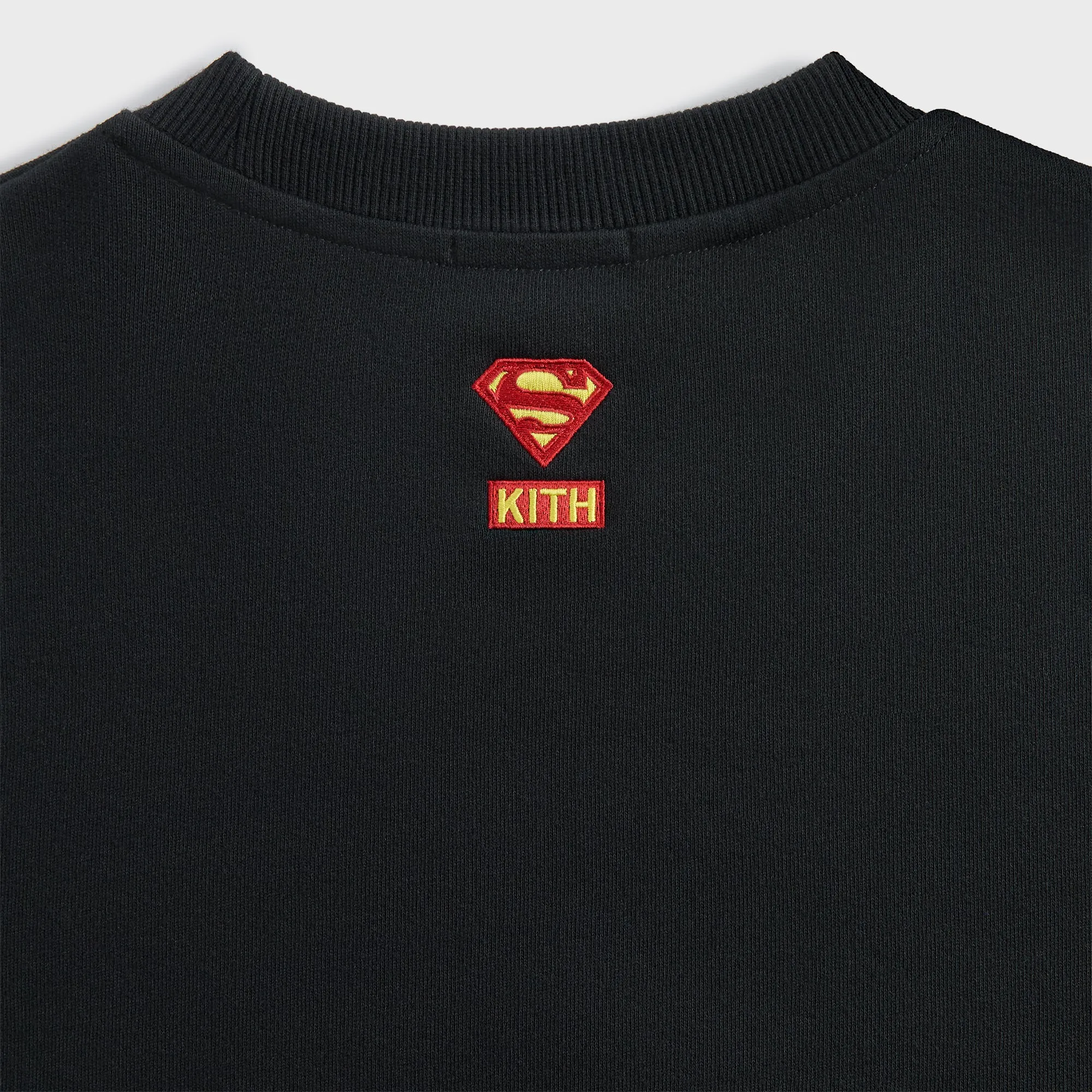 Superman | Kith Kryptonite Nelson Crewneck - Black sold by Kith product image thumbnail 4