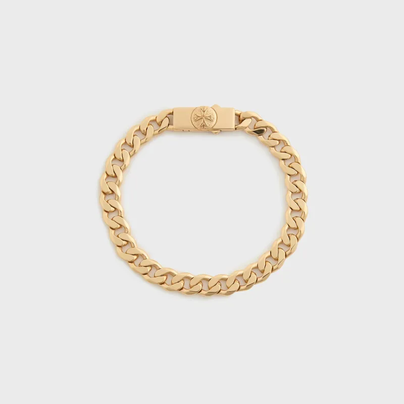 Emanuele Bicocchi Gold Tiny Edge Chain Bracelet - Gold sold by Kith
