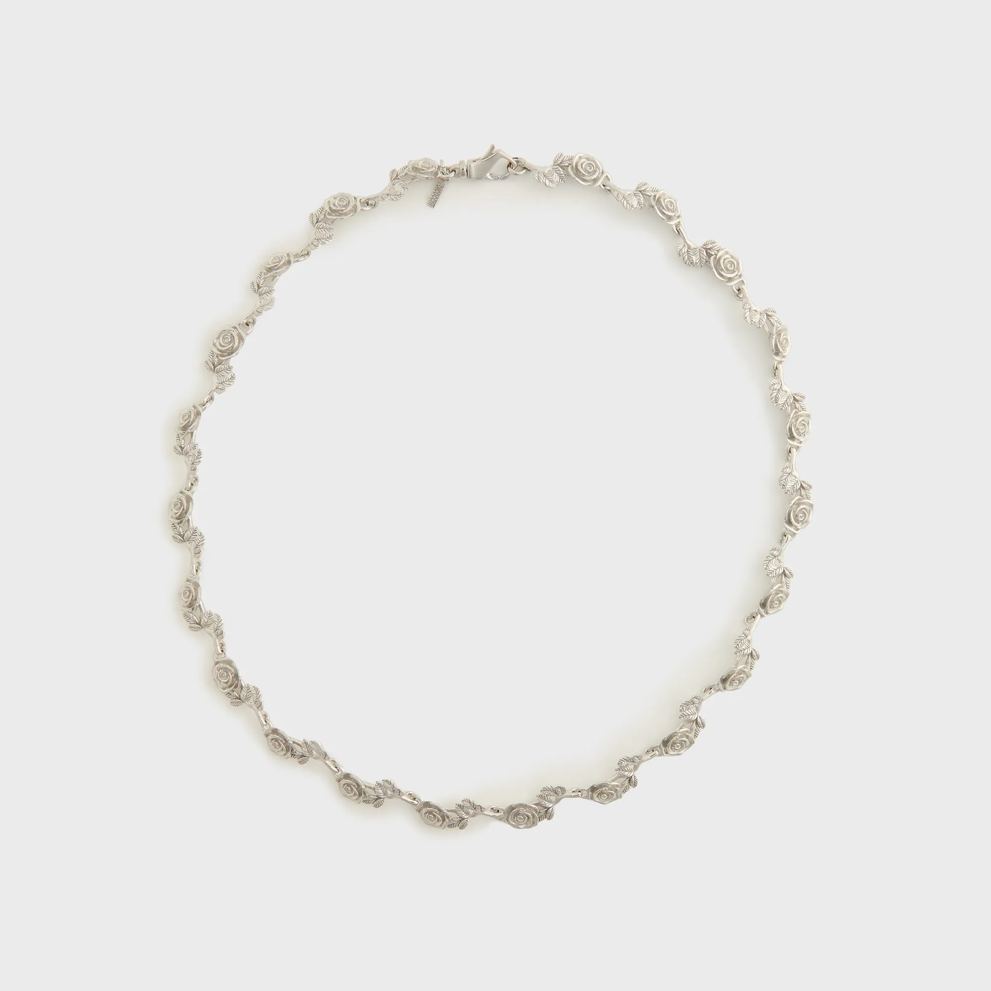 Emanuele Bicocchi Multi-Roses Necklace - Silver sold by Kith