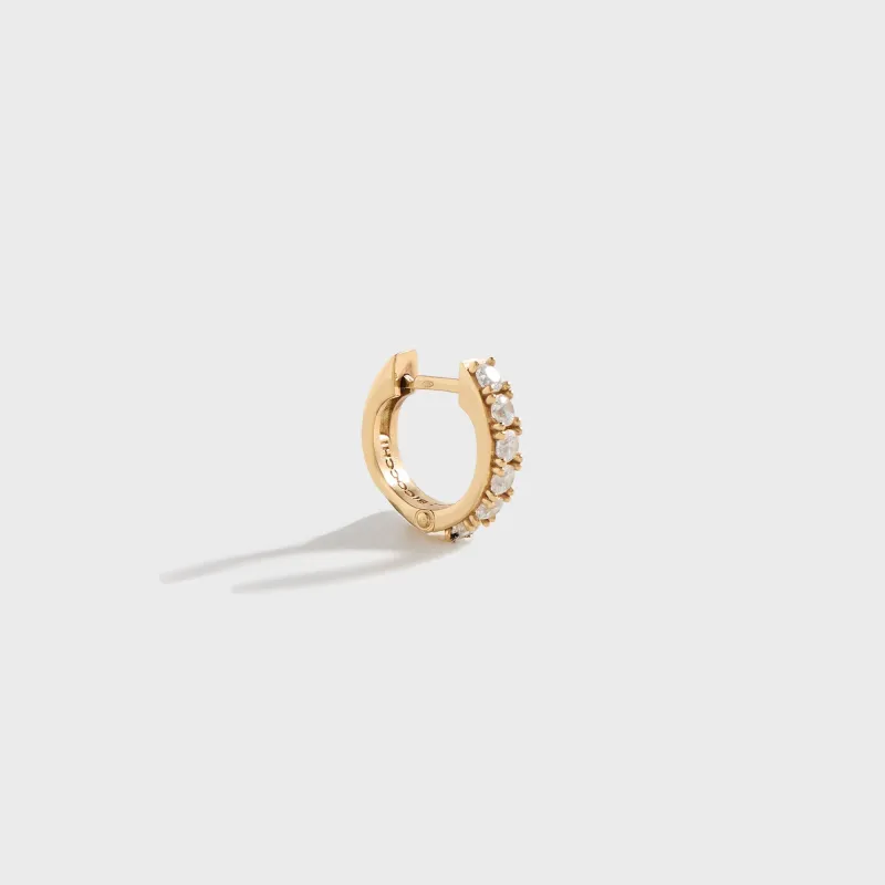 Emanuele Bicocchi Gold Crystal Earring Single - Gold sold by Kith