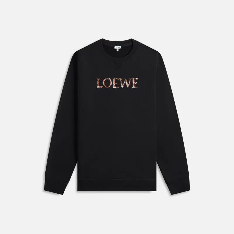 Loewe Regular Fit Sweatshirt - Black made by Loewe