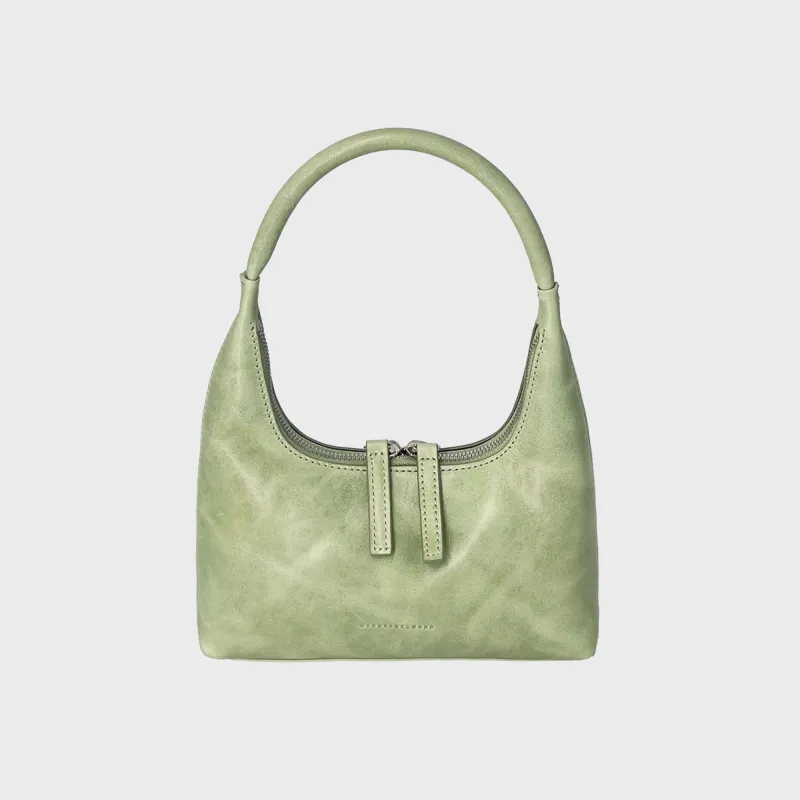 MARGESHERWOOD Hobo Mini Shoulder Bag - Melon Pull Up sold by Kith