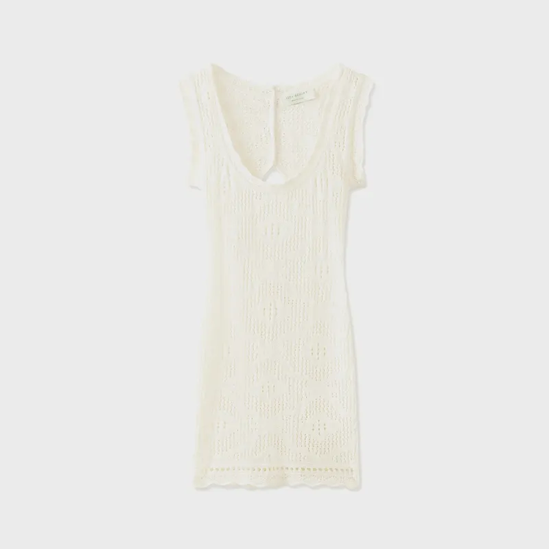 Asta Resort Eve Crochet Mini Dress - Salt made by Asta Resort