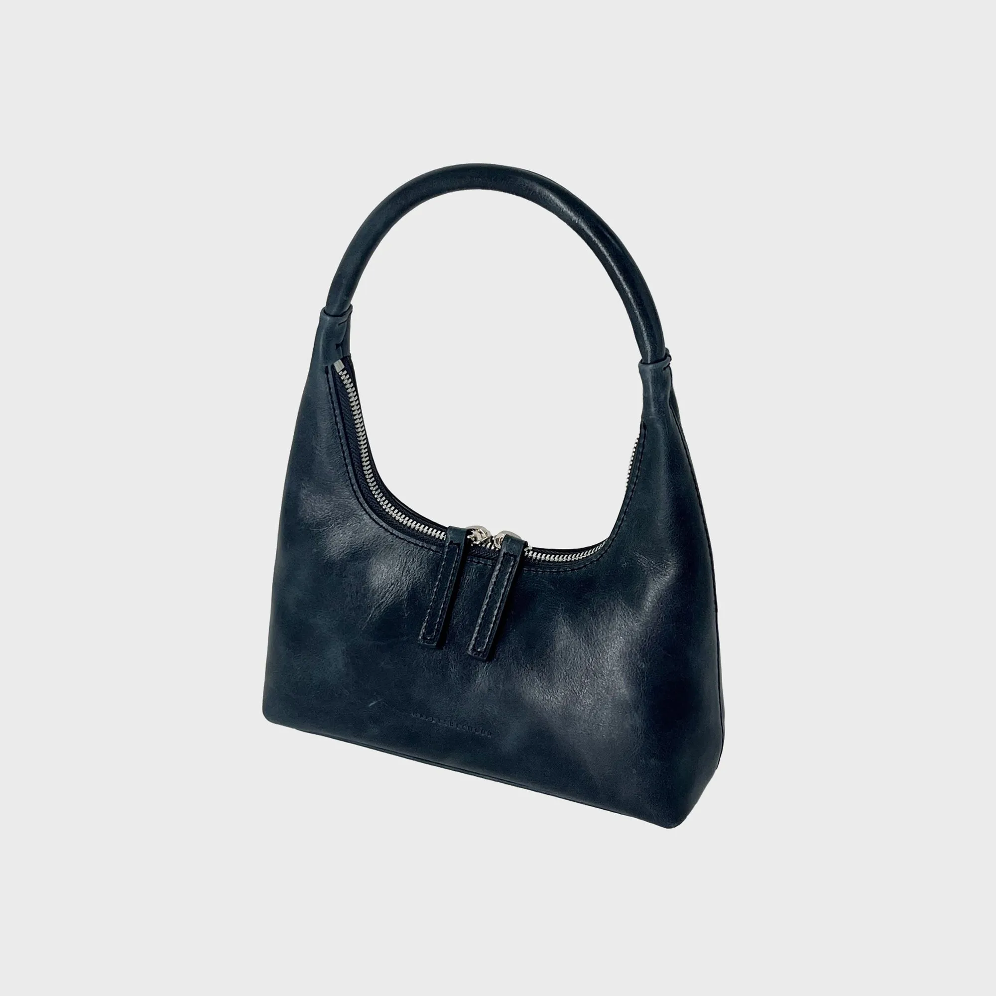 Margesherwood Hobo Mini Shoulder Bag - Navy Pull Up sold by Kith product image thumbnail 2