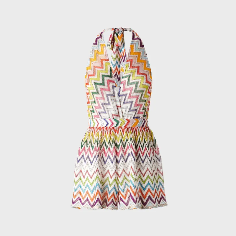 Missoni Short Jumpsuit - Multicolor White Base sold by Kith