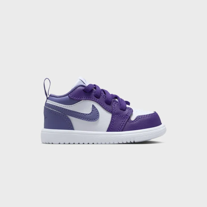 Jordan TD 1 Low ALT - Court Purple / Dusty Amethyst / White sold by Kith